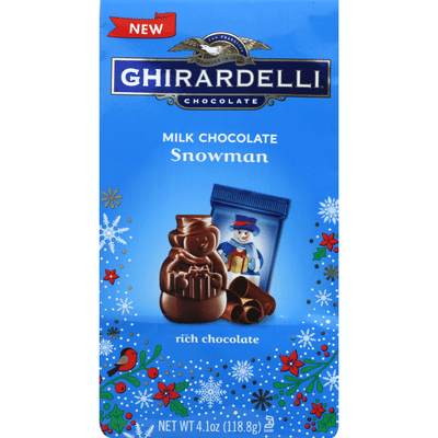 Ghirardelli Milk Chocolate, Snowman (4.1 oz) Delivery or Pickup Near Me ...