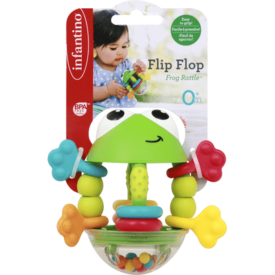 Infantino Frog Rattle, Flip Flop