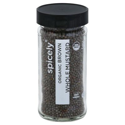 Spicely Organics Whole Mustard, Brown, Organic