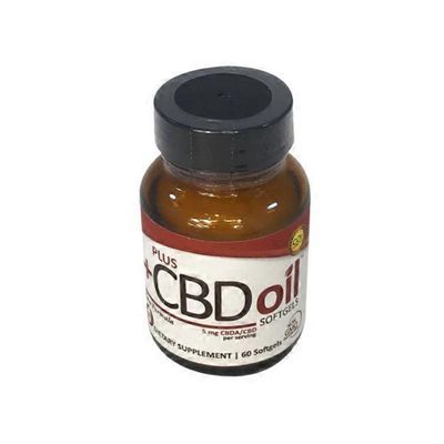 PlusCBD Oil Full Spectrum Hemp Extract Dietary Supplement Softgels