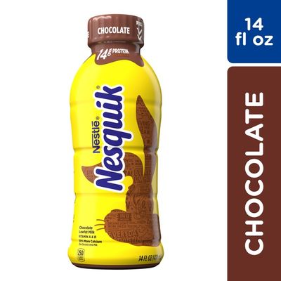 Nestle Nesquik Chocolate Lowfat Milk, Ready to Drink