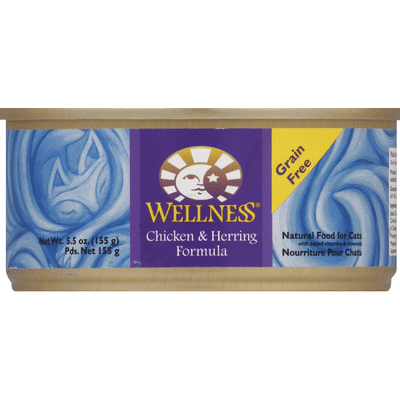 Wellness Food for Cats, Chicken & Herring Formula