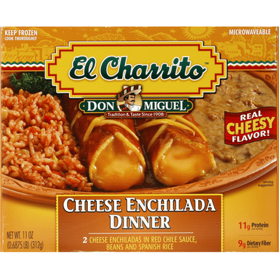 El Charrito Cheese Enchilada Dinner