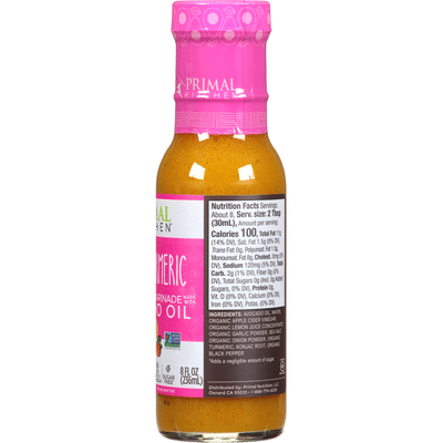 Primal Kitchen Vinaigrette & Marinade, Lemon Turmeric