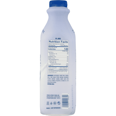 Lifeway Blueberry Cultured Lowfat Milk