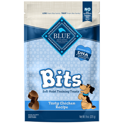 Blue Buffalo BLUE Bits Natural Soft-Moist Training Dog Treats, Chicken Recipe