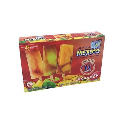 Helados Mexico Fruit Bars Premium Minis Mango Lime Pineapple Variety Pack 1 5 Fl Oz Instacart