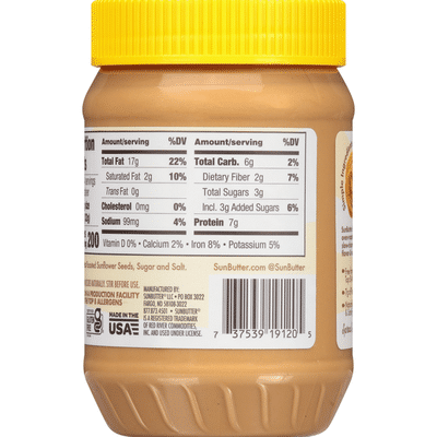 SunButter Sunflower Butter, Natural
