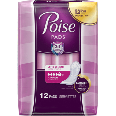 Poise Incontinence Pads