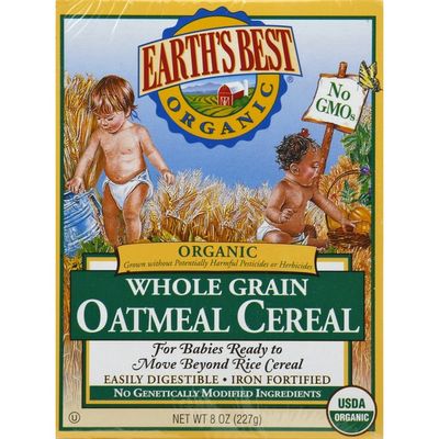 Earth's Best Whole Grain Oatmeal Cereal