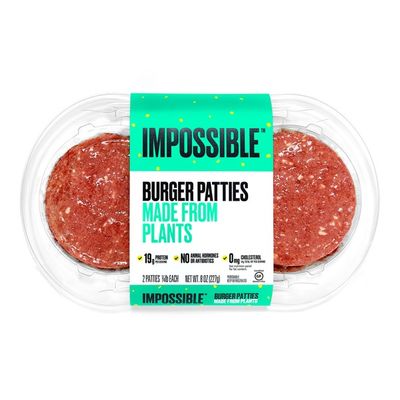 Impossible Burger Patties, Made from Plants