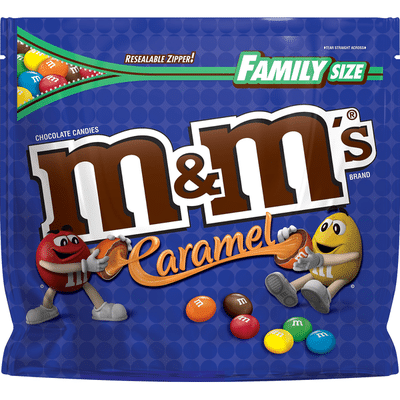 M&M's Caramel Chocolate Candy Family Size