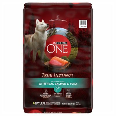 Purina ONE High Protein, Natural Dry Dog Food, True Instinct With Real Salmon & Tuna