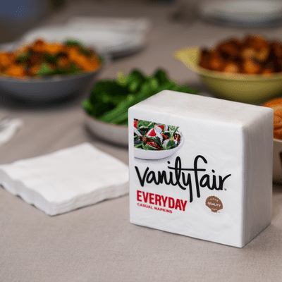Vanity Fair Everyday Napkins, 200 2-Ply Paper Napkins