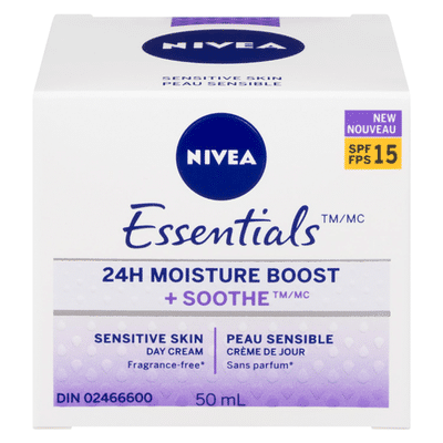 nivea essentials spf 15