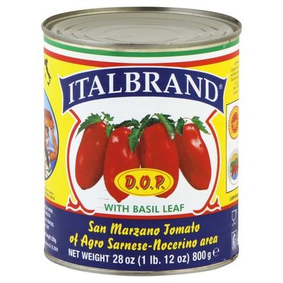 Italbrand Tomatoes, with Basil Leaf