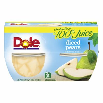 Dole Diced Pears in 100% Fruit Juice