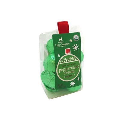 Lake Champlain Chocolates Peppermint Cream Organic Dark Chocolate