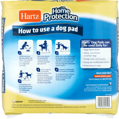 Hartz Home Protection FlashDry Gel Dog Pads Unscented - 50 CT