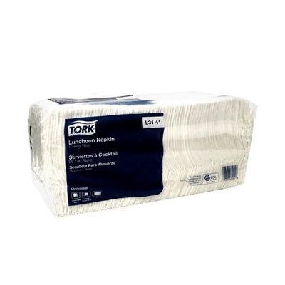 Tork Luncheon Napkins 1/4 Fold White
