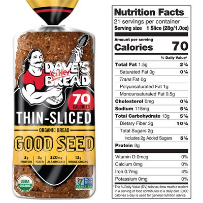 Dave's Killer Bread Good Seed Thin-Sliced Organic Bread