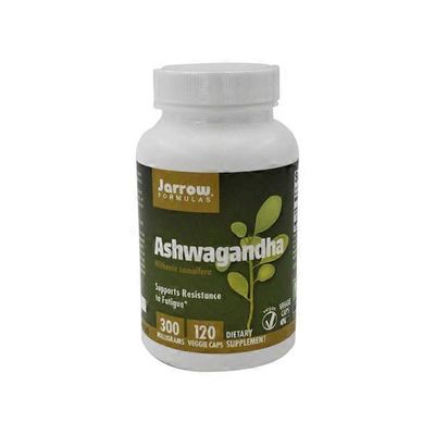 Jarrow Formulas Ashwagandha Withania Somnifera Dietary Supplement, 300 Milligrams