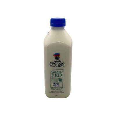 Organic Meadow Org Meadow Grass Fed 2% 1L