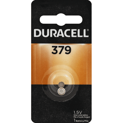 Duracell Battery, Silver Oxide, 379