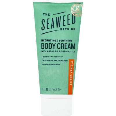 The Seaweed Bath Co. Body Cream, Citrus Vanilla, Hydrating Soothing