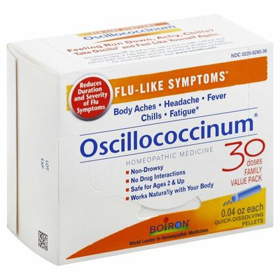 Boiron Oscillococcinum, Homeopathic Medicine for Flu-Like Symptoms