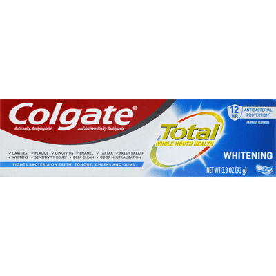 Colgate Toothpaste, Whitening, Gel