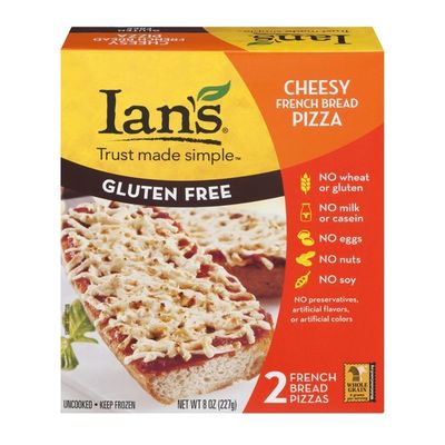 Ian's Gluten Free Cheesy French Bread Pizza - 2 CT