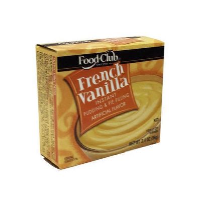 Food Club Instant French Vanilla Pudding & Pie Filling