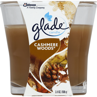 Glade Candle, Cashmere Woods