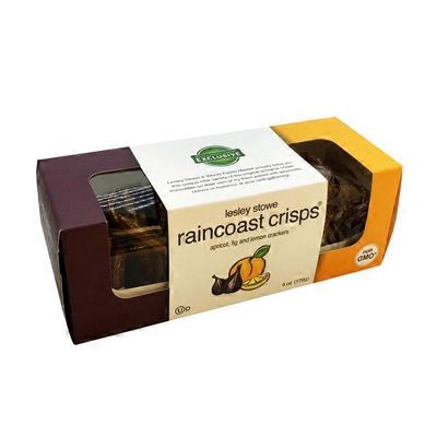 Lesley Stowe Crackers, Apricot, Fig and Lemon, Raincoast Crisps