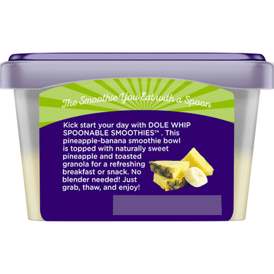 Dole Smoothie Bowl, Pineapple Banana