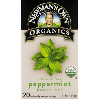 Newman's Own Peppermint Herbal Tea