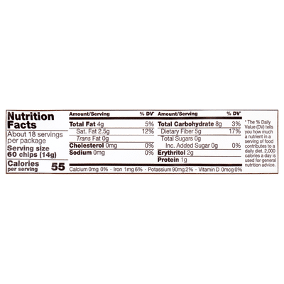 Lily's Baking Chips, Dark Chocolate, 55% Cocoa