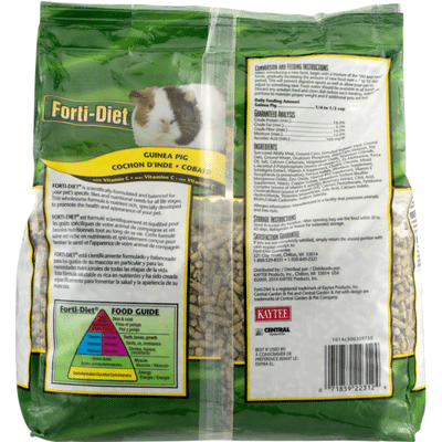 Forti-Diet Nutritionally Fortified Food Guinea Pig