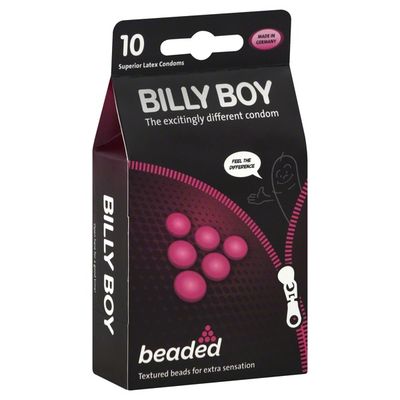 Billy Boy Condoms, Superior Latex, Beaded