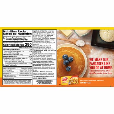 Eggo Frozen Pancakes, Frozen Breakfast, Buttermilk