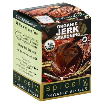 Spicely Organics Seasoning, Organic, Jerk