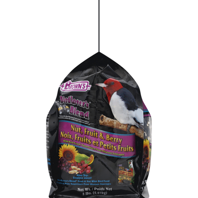 Brown's Wild Bird Food, Nut, Fruit & Berry