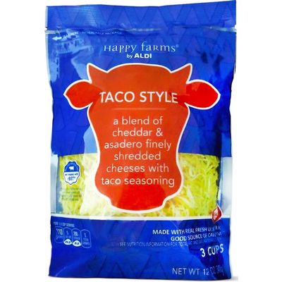 Happy Farms Shredded Taco Style Cheese