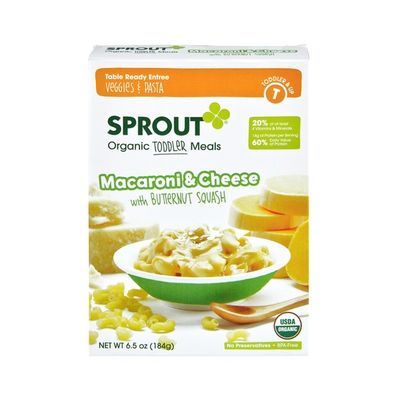 Sprouts Organic Toddler Meals Macaroni & Cheese with Butternut Squash Entree