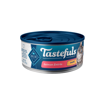 Blue Buffalo Tastefuls Natural Pate Wet Cat Food, Salmon Entrée