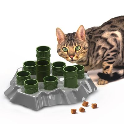 Aikiou Stimulo Cat Activity Feeding Center 12" L X 12" W X 6" H