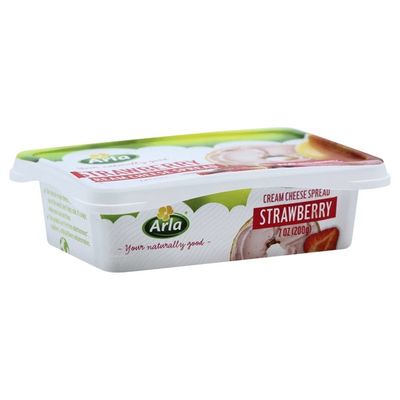 Arla Cream Cheese Spread, Strawberry