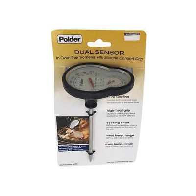 Polder Dual Sensor In Oven Thermometer