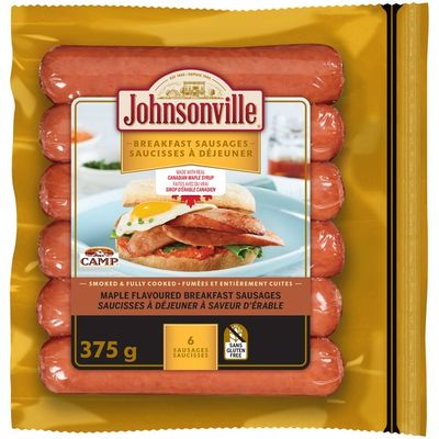 Johnsonville Maple Flavoured Smoked (102080) Breakfast Sausages